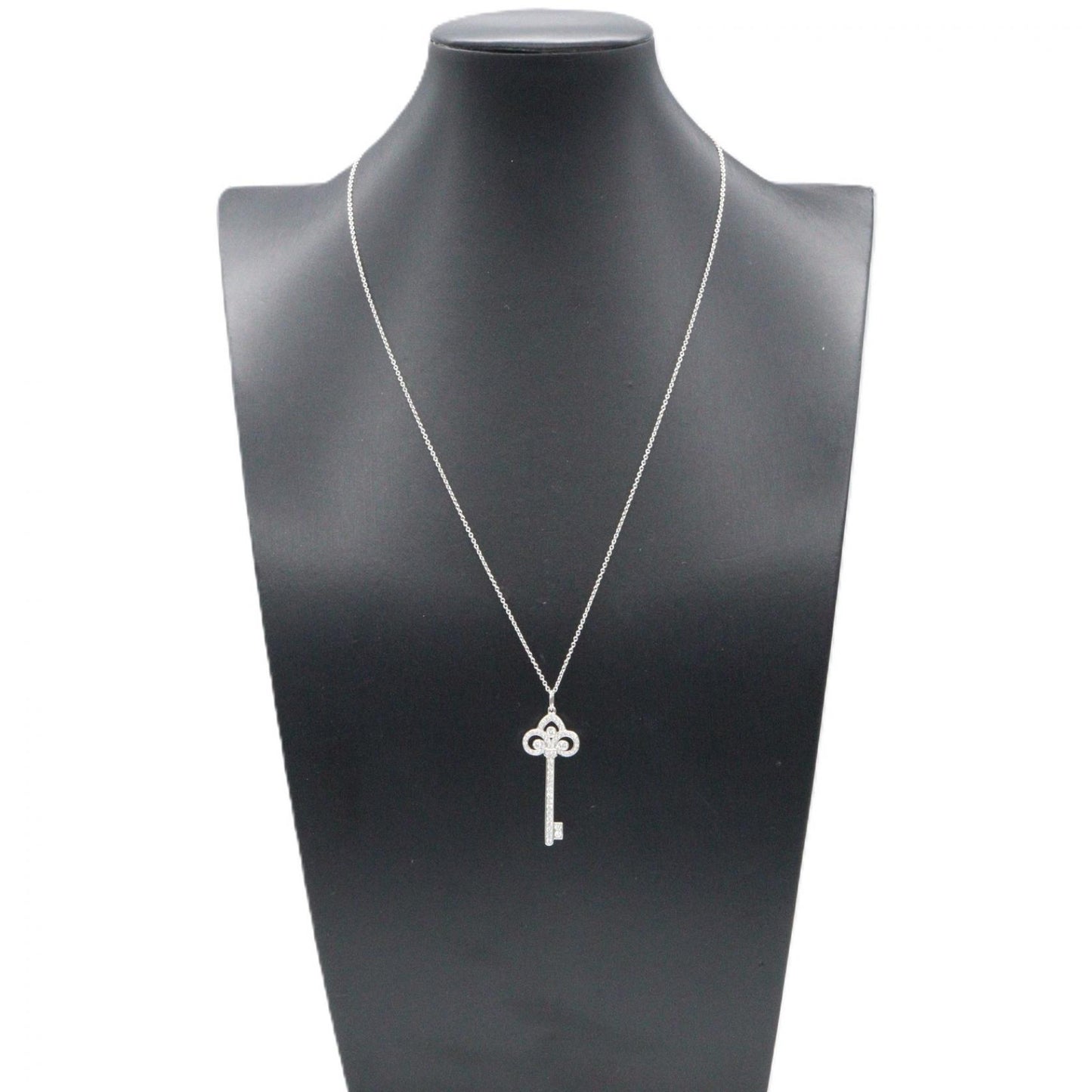 フルールドリス キーペンダント ダイヤ ネックレス PT950 ダイヤモンド プラチナ ティファニー アクセサリー TIFFANY & Co.