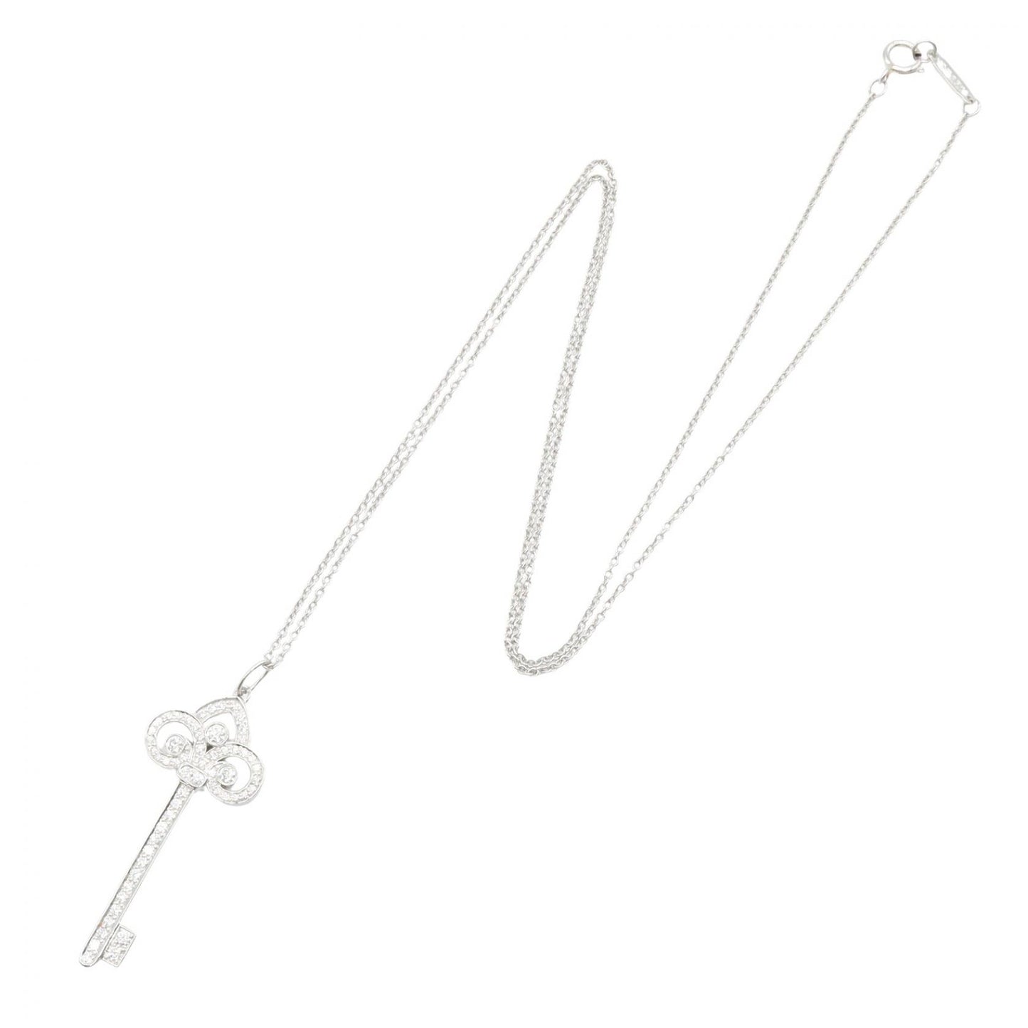 フルールドリス キーペンダント ダイヤ ネックレス PT950 ダイヤモンド プラチナ ティファニー アクセサリー TIFFANY & Co.
