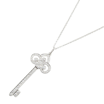 フルールドリス キーペンダント ダイヤ ネックレス PT950 ダイヤモンド プラチナ ティファニー アクセサリー TIFFANY & Co.
