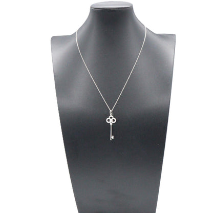 クラウン キー ネックレス ダイヤ ネックレス K18WG ダイヤモンド ホワイトゴールド クリア ティファニー アクセサリー TIFFANY & Co.