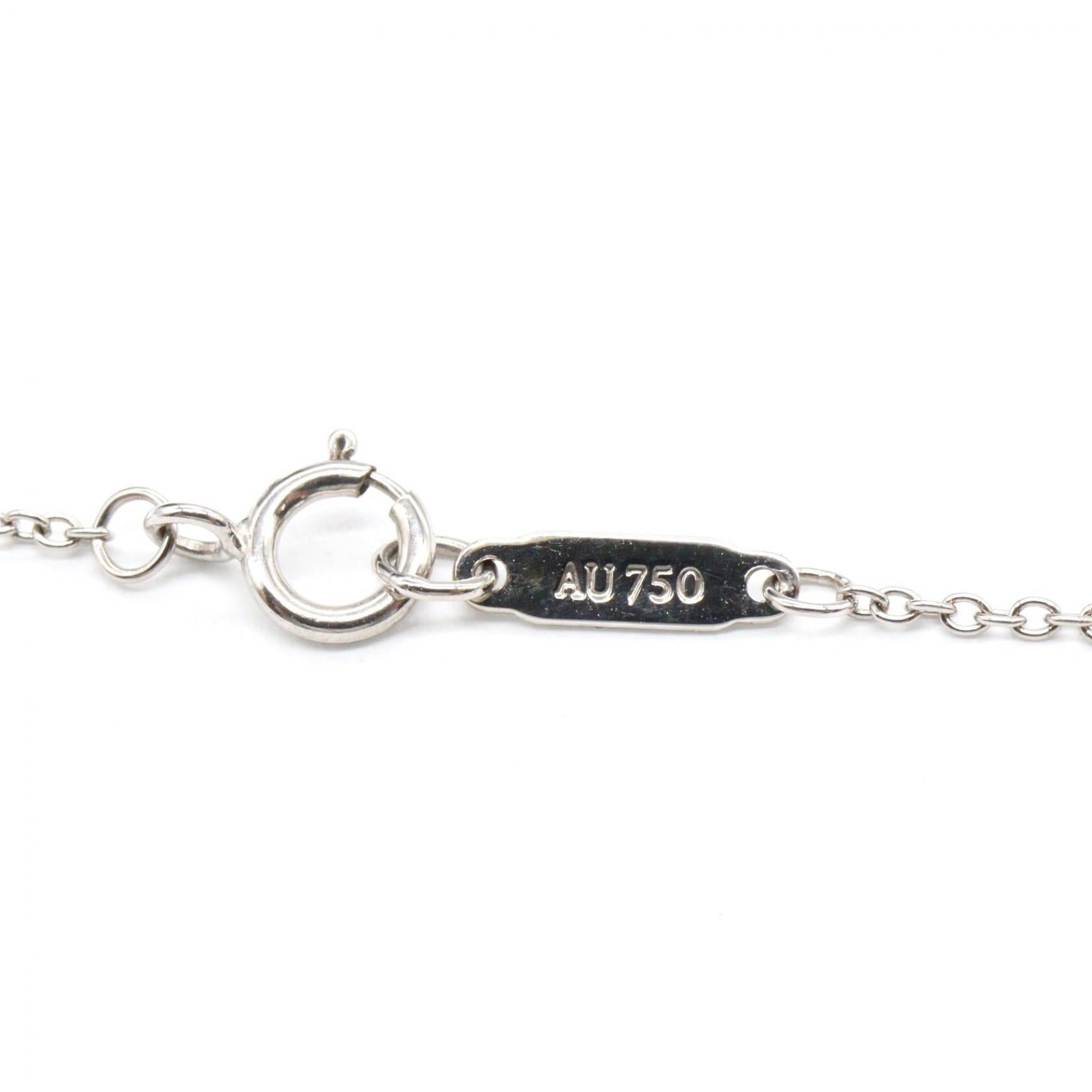 クラウン キー ネックレス ダイヤ ネックレス K18WG ダイヤモンド ホワイトゴールド クリア ティファニー アクセサリー TIFFANY & Co.