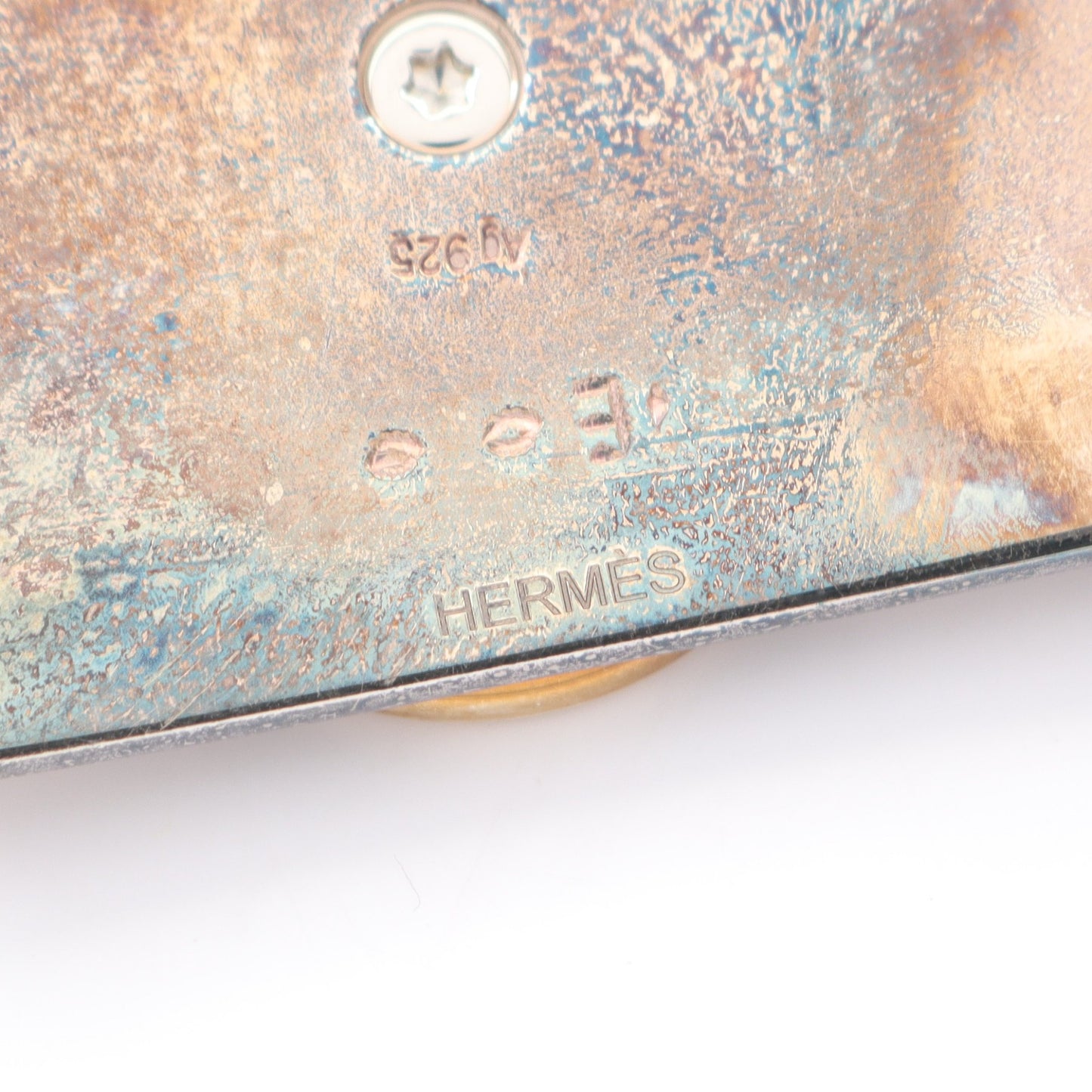コリエドシアン ベルト バックル 小物 SV925 シルバー エルメス 財布・小物 HERMES