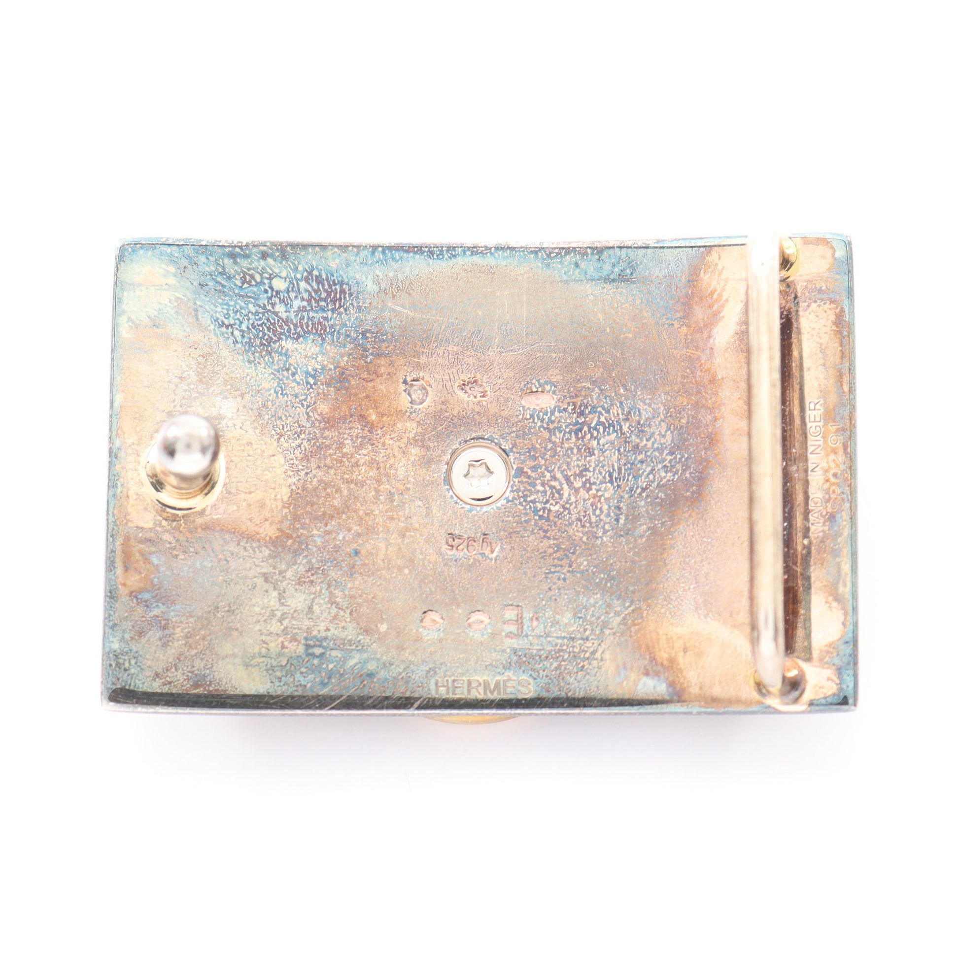 コリエドシアン ベルト バックル 小物 SV925 シルバー エルメス 財布・小物 HERMES