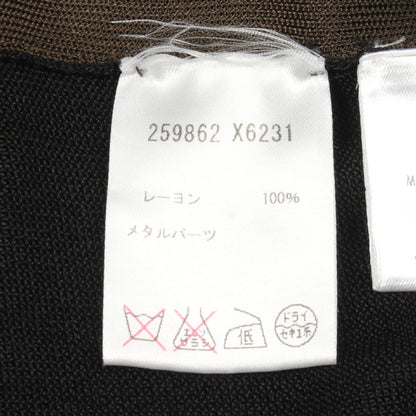 インターロッキングG Vネック ニット レーヨン ブラック グッチ トップス GUCCI