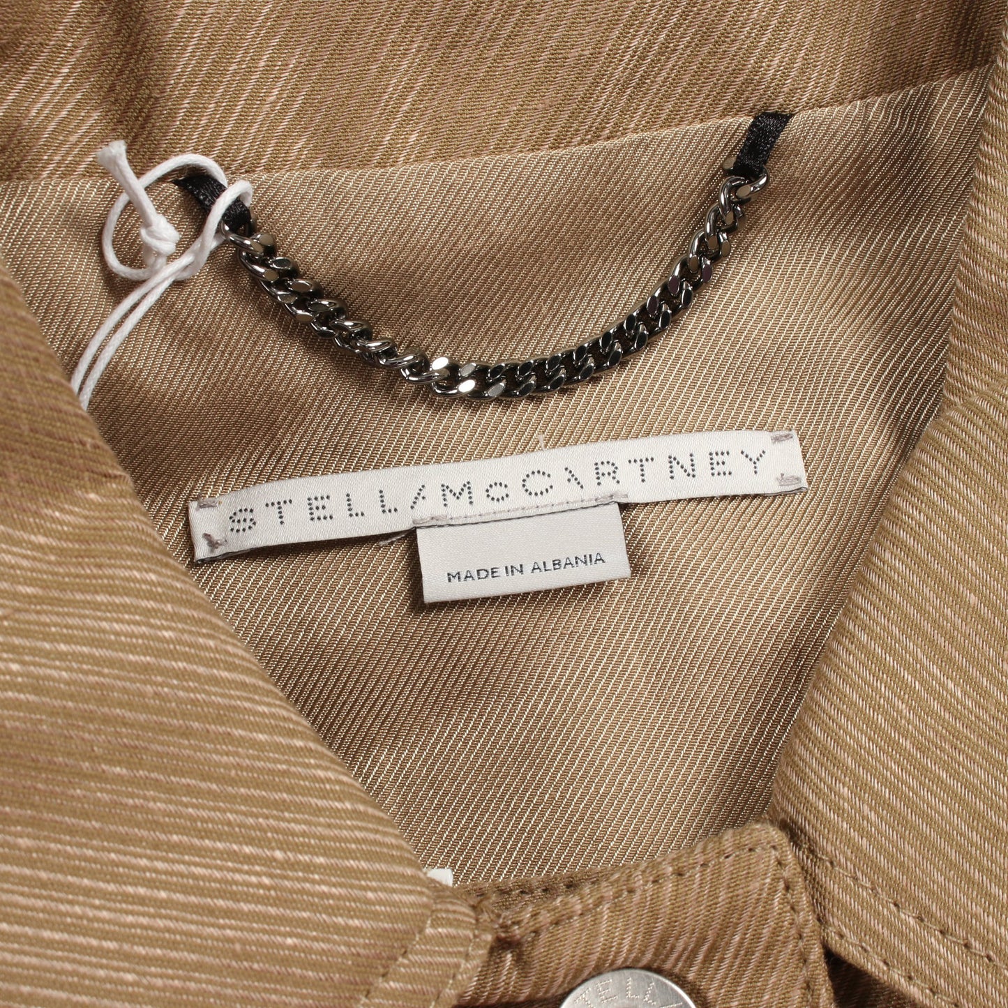 ジャケット コットン リネン カーキベージュ ステラマッカートニー アウター Stella McCartney