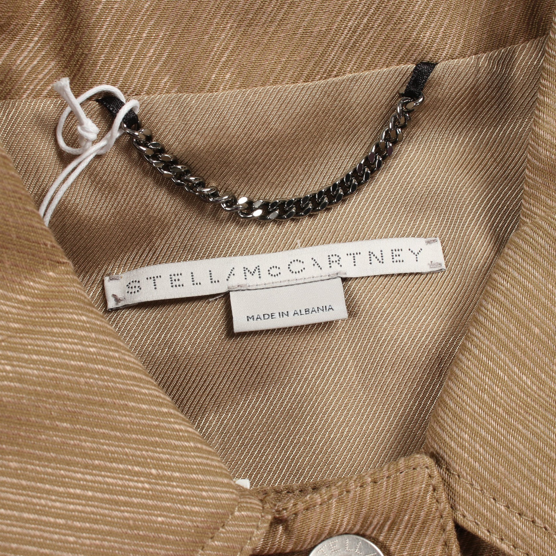 ジャケット コットン リネン カーキベージュ ステラマッカートニー アウター Stella McCartney