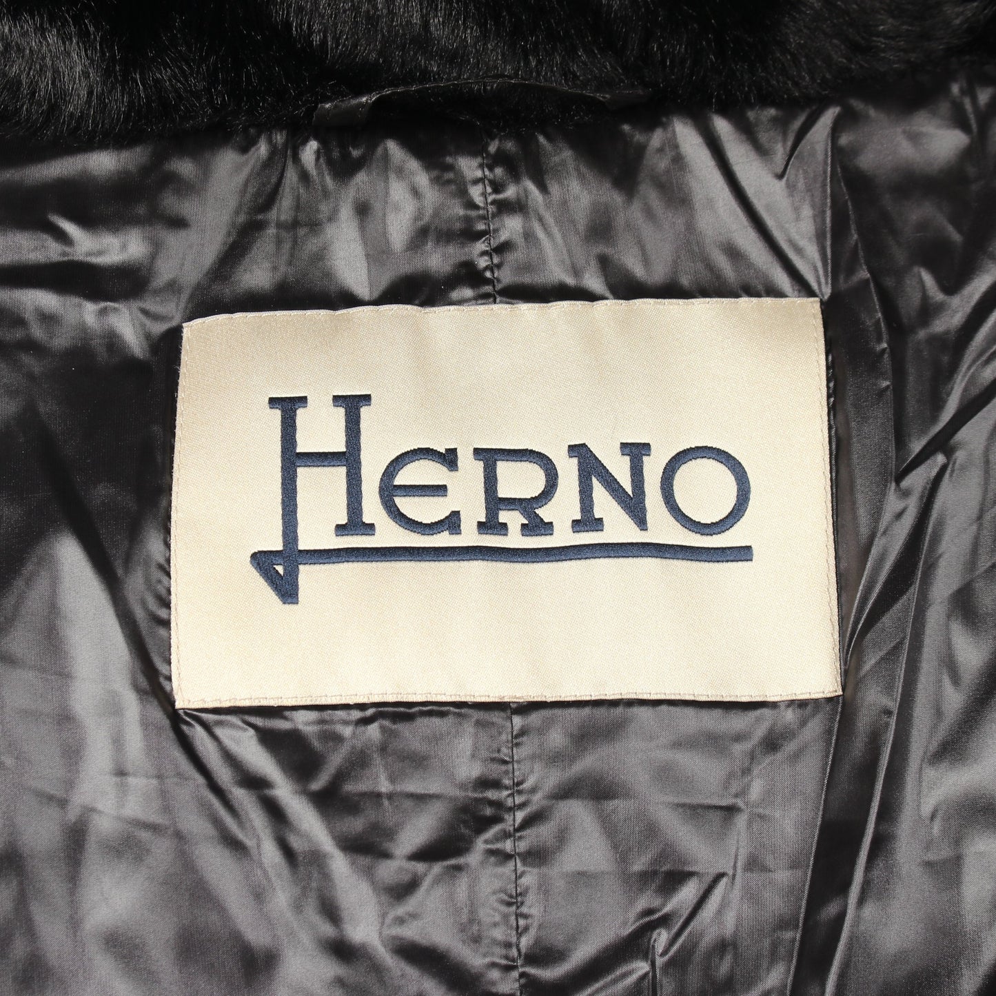 フード付き ダウンコート ブラック ヘルノ アウター HERNO