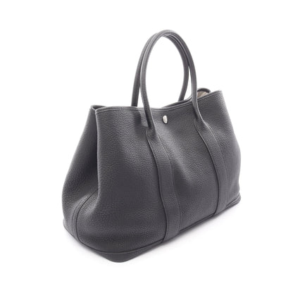 ガーデンパーティPM ハンドバッグ トートバッグ ネゴンダ ブラック シルバー金具 C刻印 エルメス バッグ HERMES