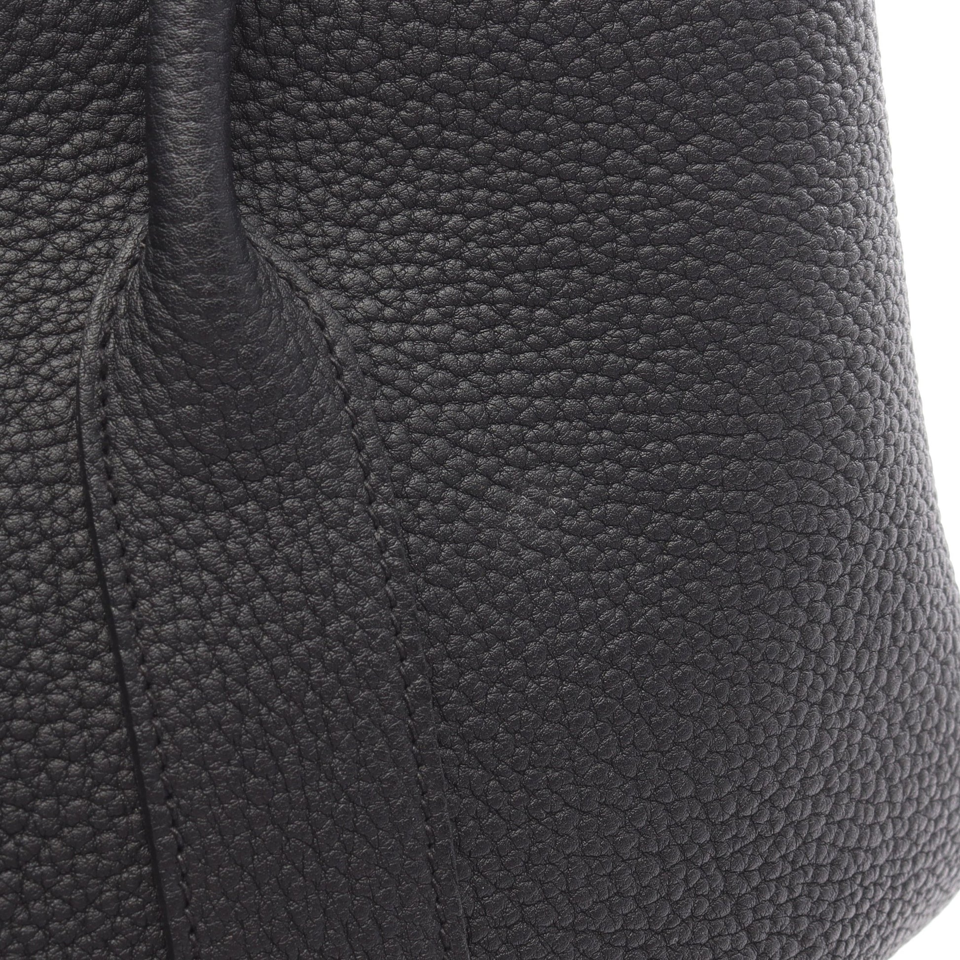 ガーデンパーティPM ハンドバッグ トートバッグ ネゴンダ ブラック シルバー金具 C刻印 エルメス バッグ HERMES