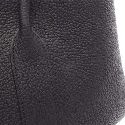 ガーデンパーティPM ハンドバッグ トートバッグ ネゴンダ ブラック シルバー金具 C刻印 エルメス バッグ HERMES