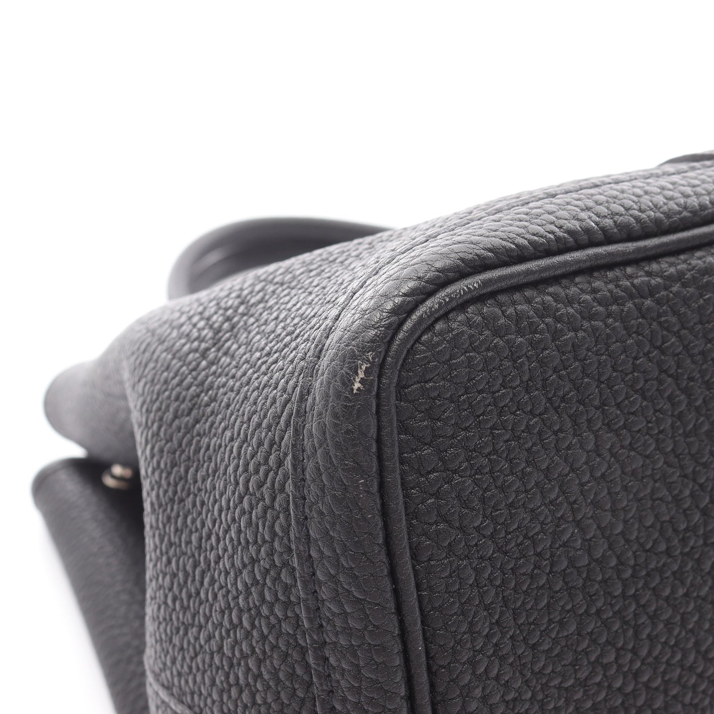 ガーデンパーティPM ハンドバッグ トートバッグ ネゴンダ ブラック シルバー金具 C刻印 エルメス バッグ HERMES