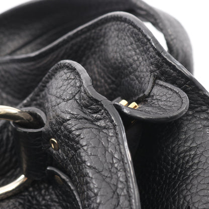 ビタースウィート ハンドバッグ レザー ブラック セリーヌ バッグ CELINE