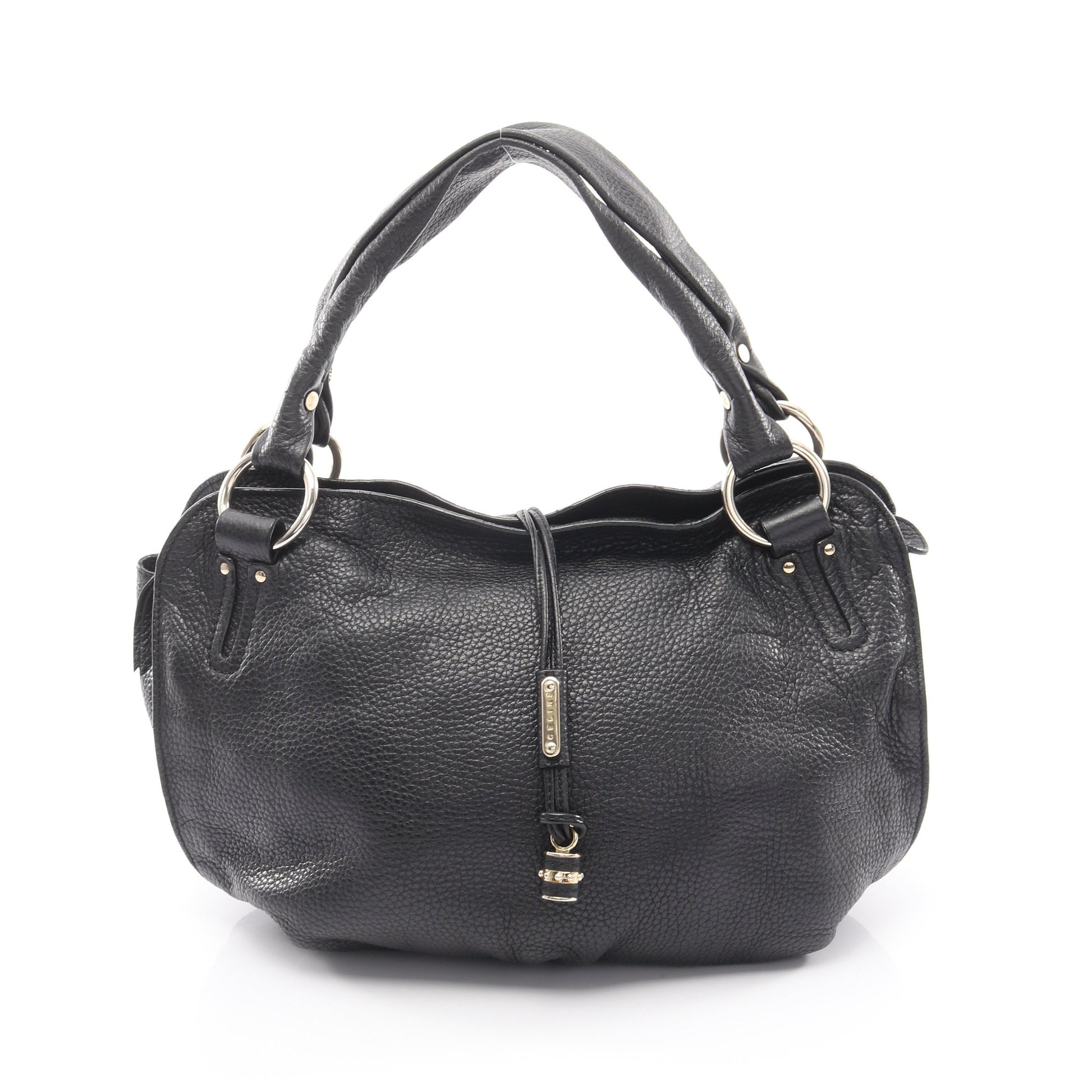 ビタースウィート ハンドバッグ レザー ブラック セリーヌ バッグ CELINE