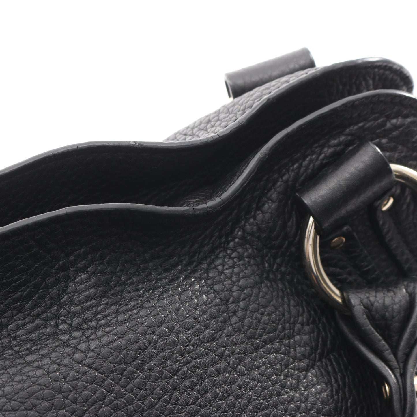ビタースウィート ハンドバッグ レザー ブラック セリーヌ バッグ CELINE