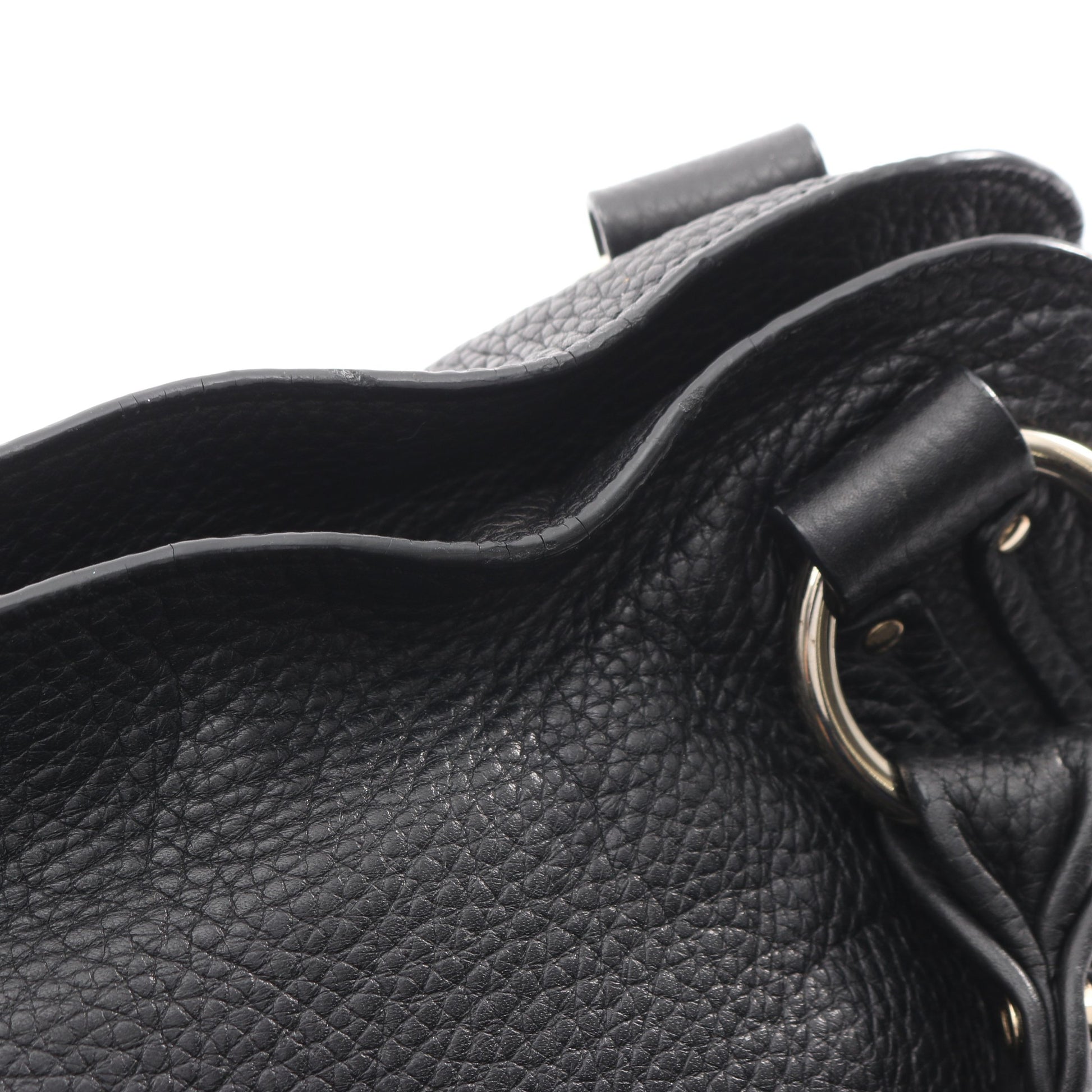 ビタースウィート ハンドバッグ レザー ブラック セリーヌ バッグ CELINE