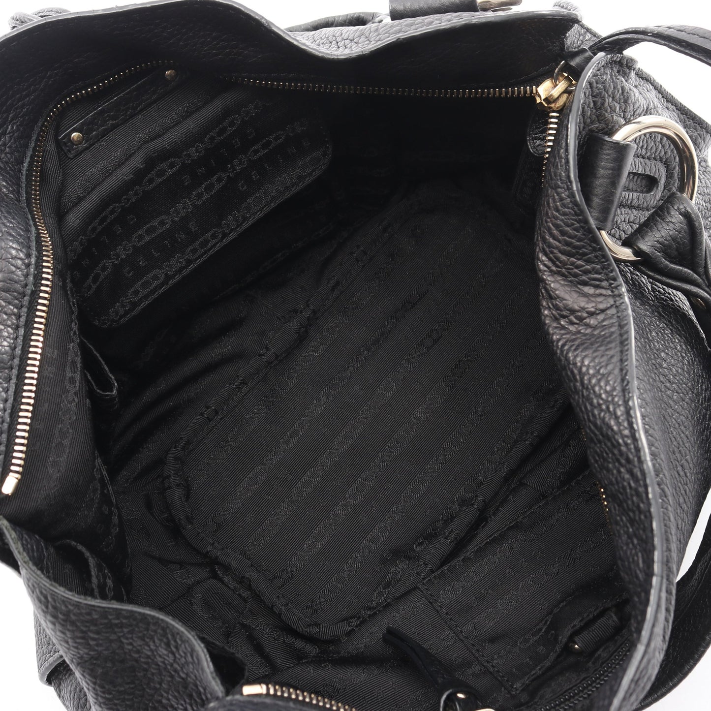 ビタースウィート ハンドバッグ レザー ブラック セリーヌ バッグ CELINE