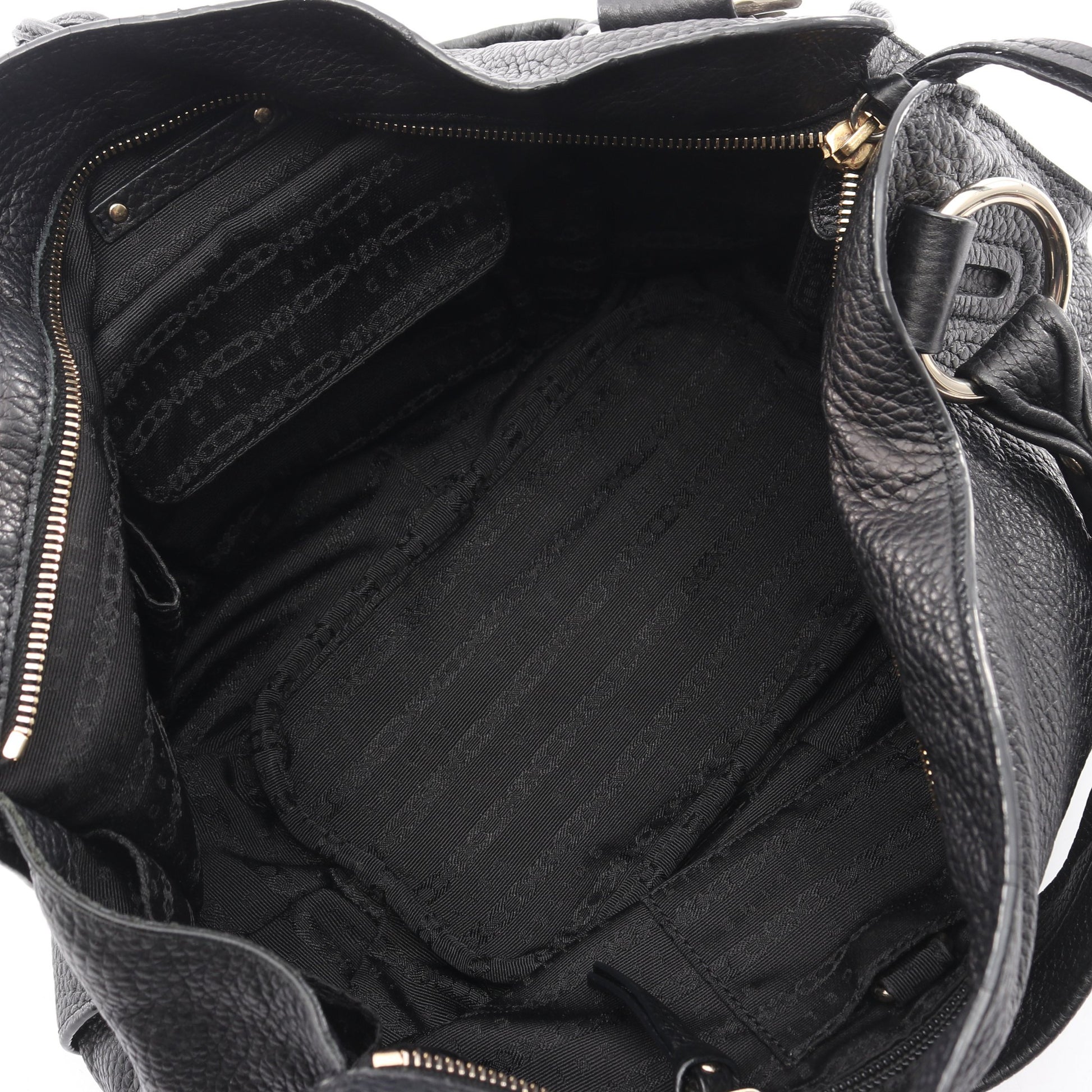 ビタースウィート ハンドバッグ レザー ブラック セリーヌ バッグ CELINE