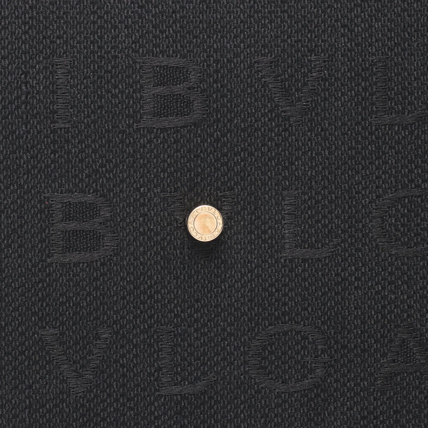 ロゴマニア ミニボストンバッグ キャンバス レザー ブラック ブルガリ バッグ BVLGARI