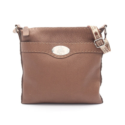 セレリア ショルダーバッグ レザー ブラウン フェンディ バッグ FENDI