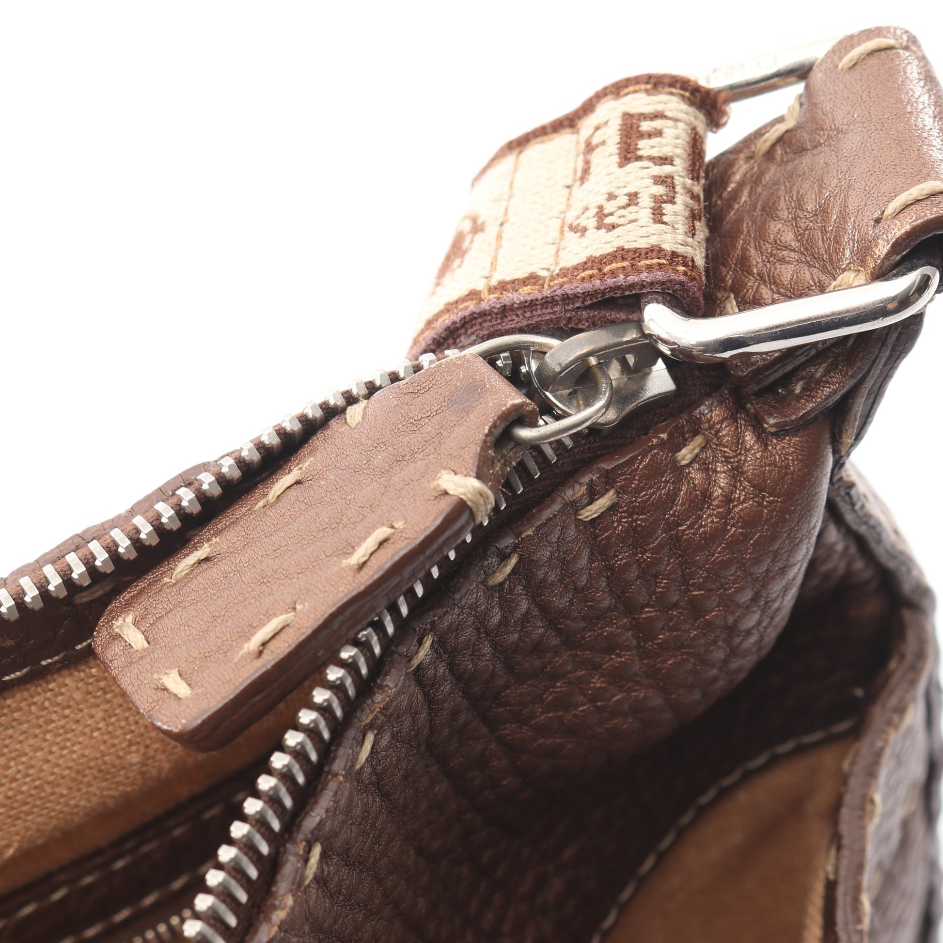 セレリア ショルダーバッグ レザー ブラウン フェンディ バッグ FENDI