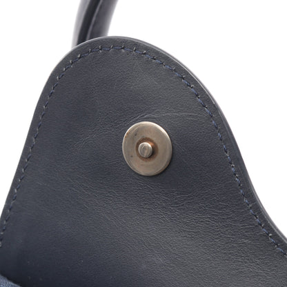 DIOR × Denim Tears ランゴ50 オブリーク ピースサイン ボストンバッグ キャンバス レザー ネイビー 2WAY クリスチャンディオール バッグ Christian Dior