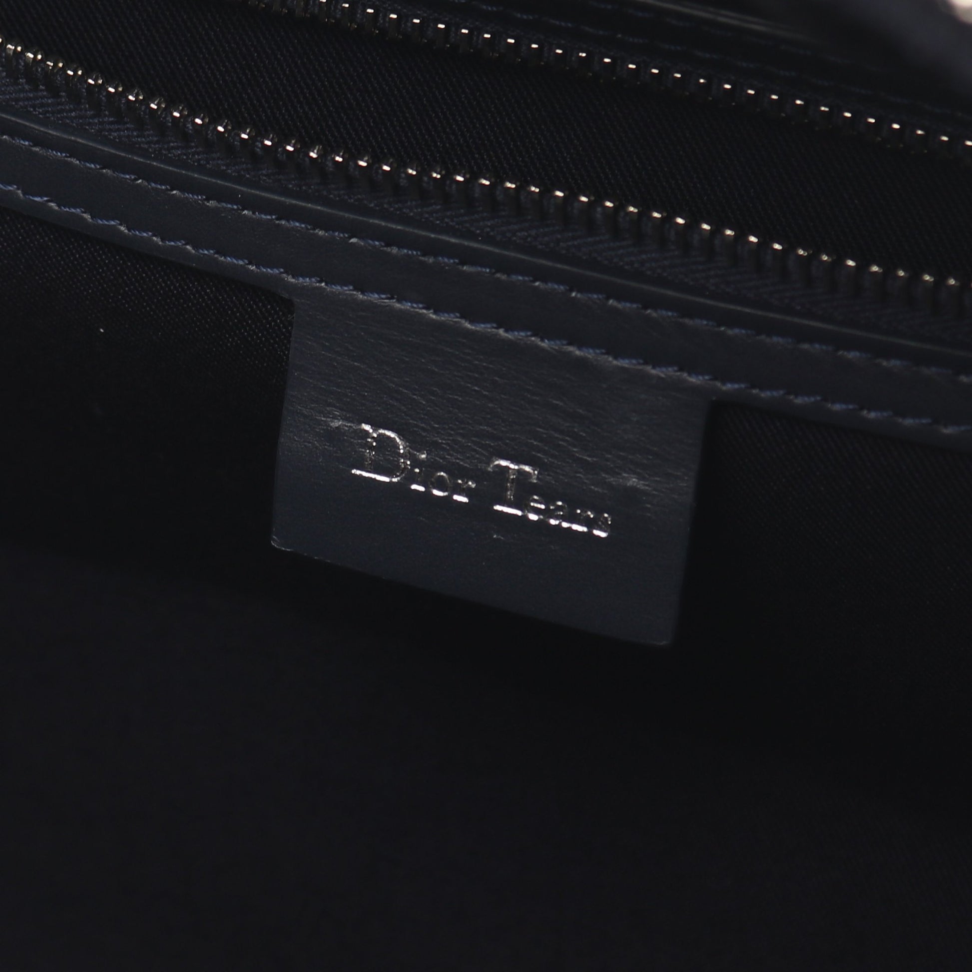DIOR × Denim Tears ランゴ50 オブリーク ピースサイン ボストンバッグ キャンバス レザー ネイビー 2WAY クリスチャンディオール バッグ Christian Dior