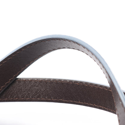 リピートアナグラム ハンドバッグ PVC レザー ネイビー ロエベ バッグ LOEWE