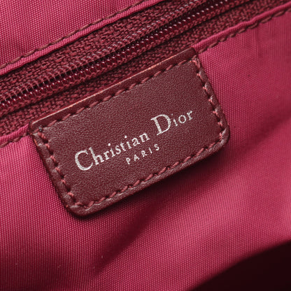 トロッター ショルダーバッグ キャンバス レザー ボルドー クリスチャンディオール バッグ Christian Dior
