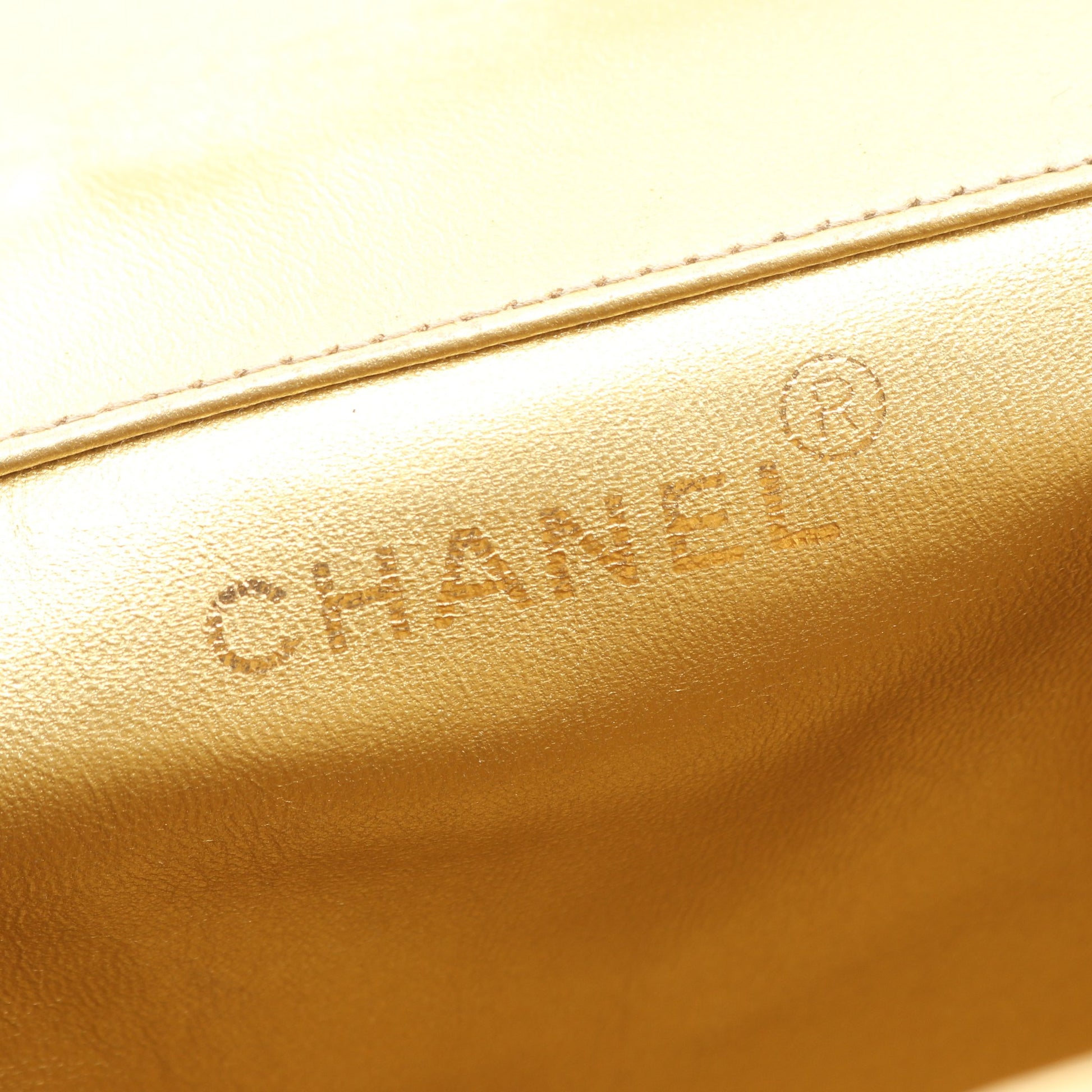 マトラッセ チェーン バックパック リュックサック レザー ゴールド ゴールド金具 ヴィンテージ シャネル バッグ CHANEL