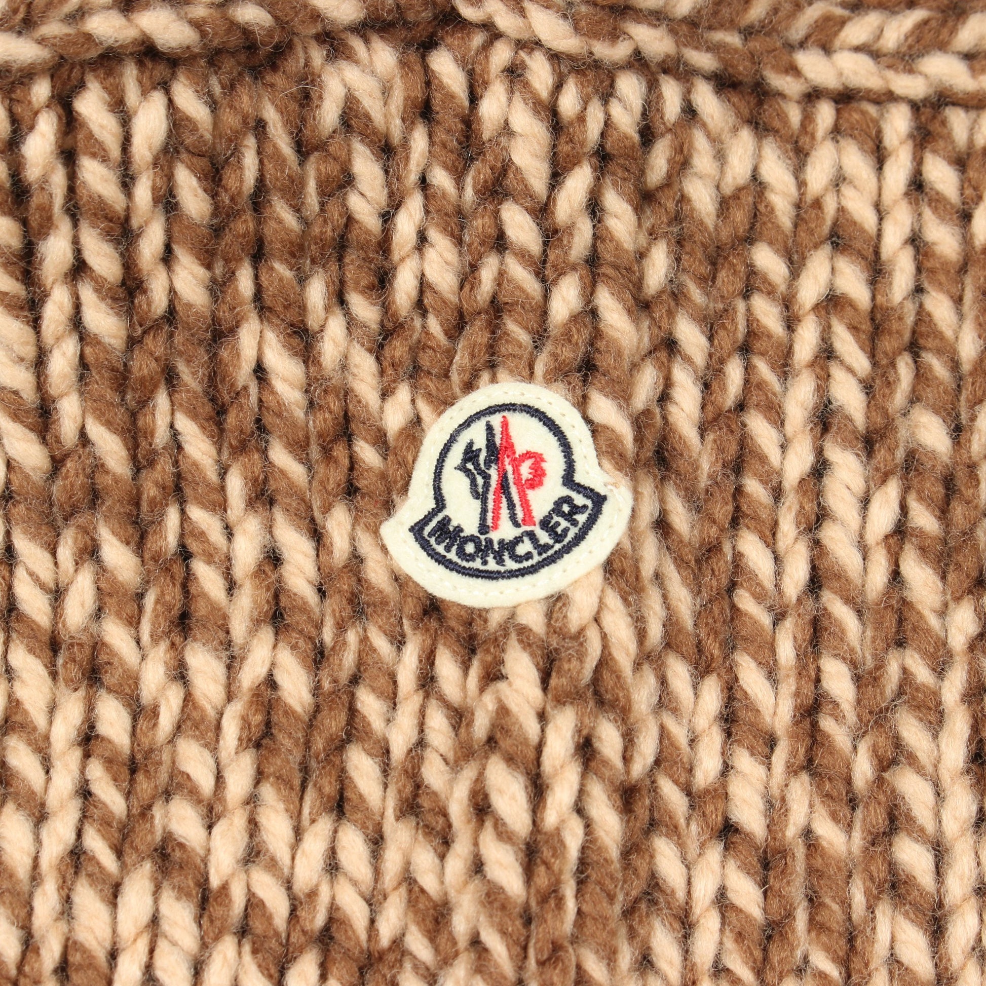 タートルネック ニット ウール ブラウン モンクレール トップス MONCLER