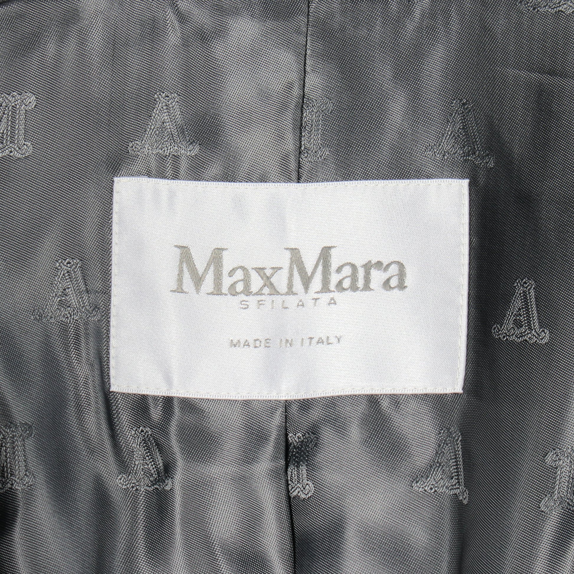 カディアック テディベア オーバーサイズ コート ウール アルパカ グレー マックスマーラ アウター Max Mara