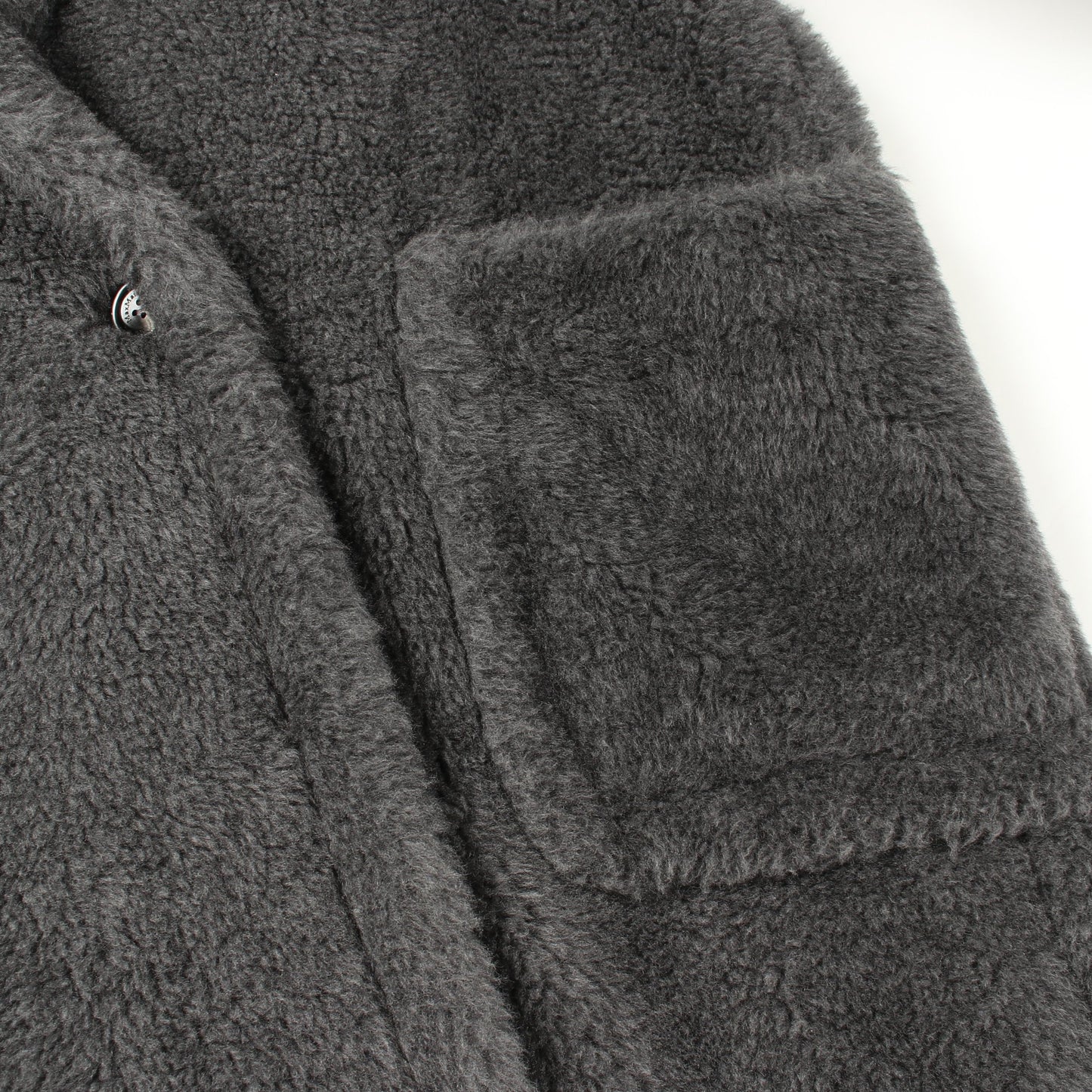 カディアック テディベア オーバーサイズ コート ウール アルパカ グレー マックスマーラ アウター Max Mara