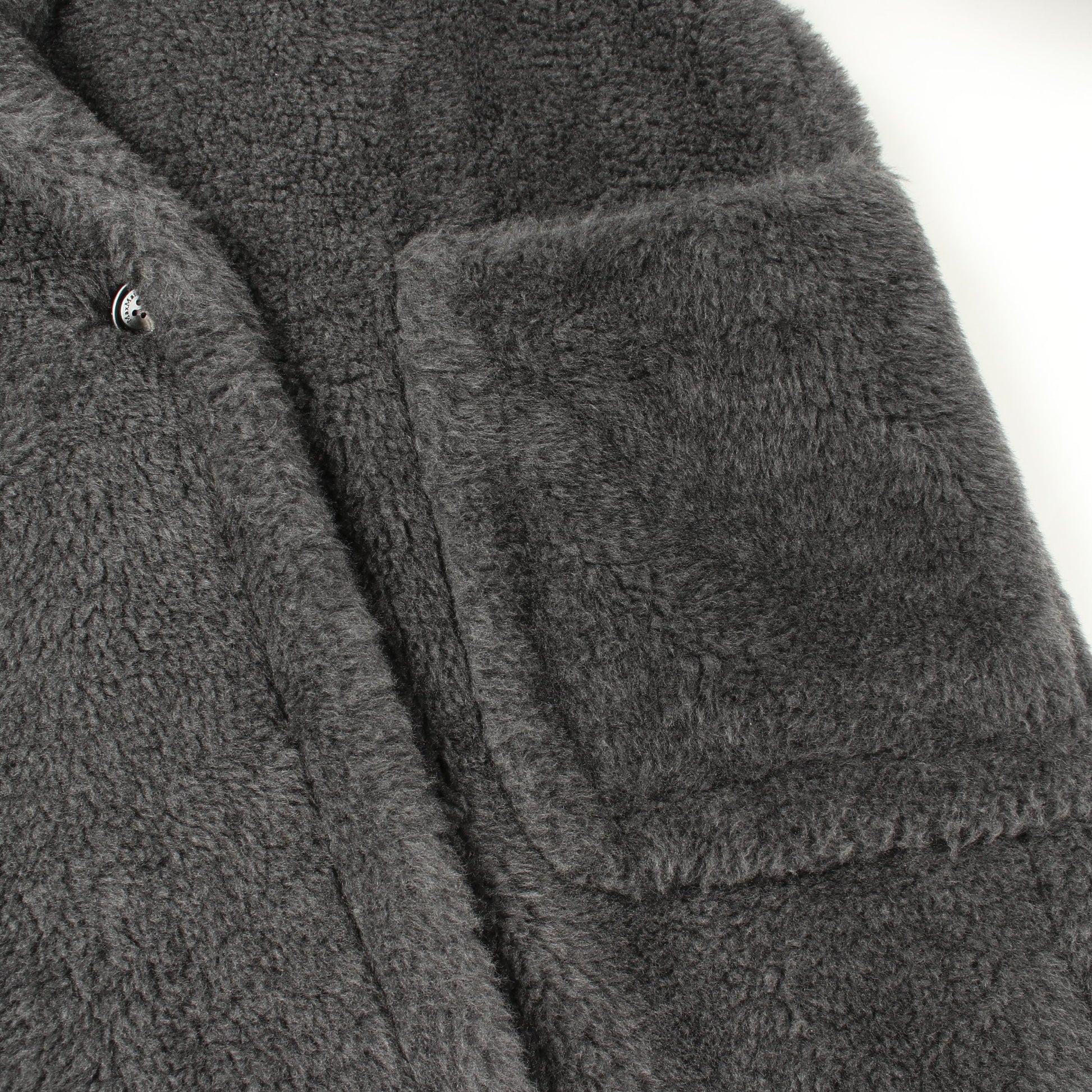 カディアック テディベア オーバーサイズ コート ウール アルパカ グレー マックスマーラ アウター Max Mara