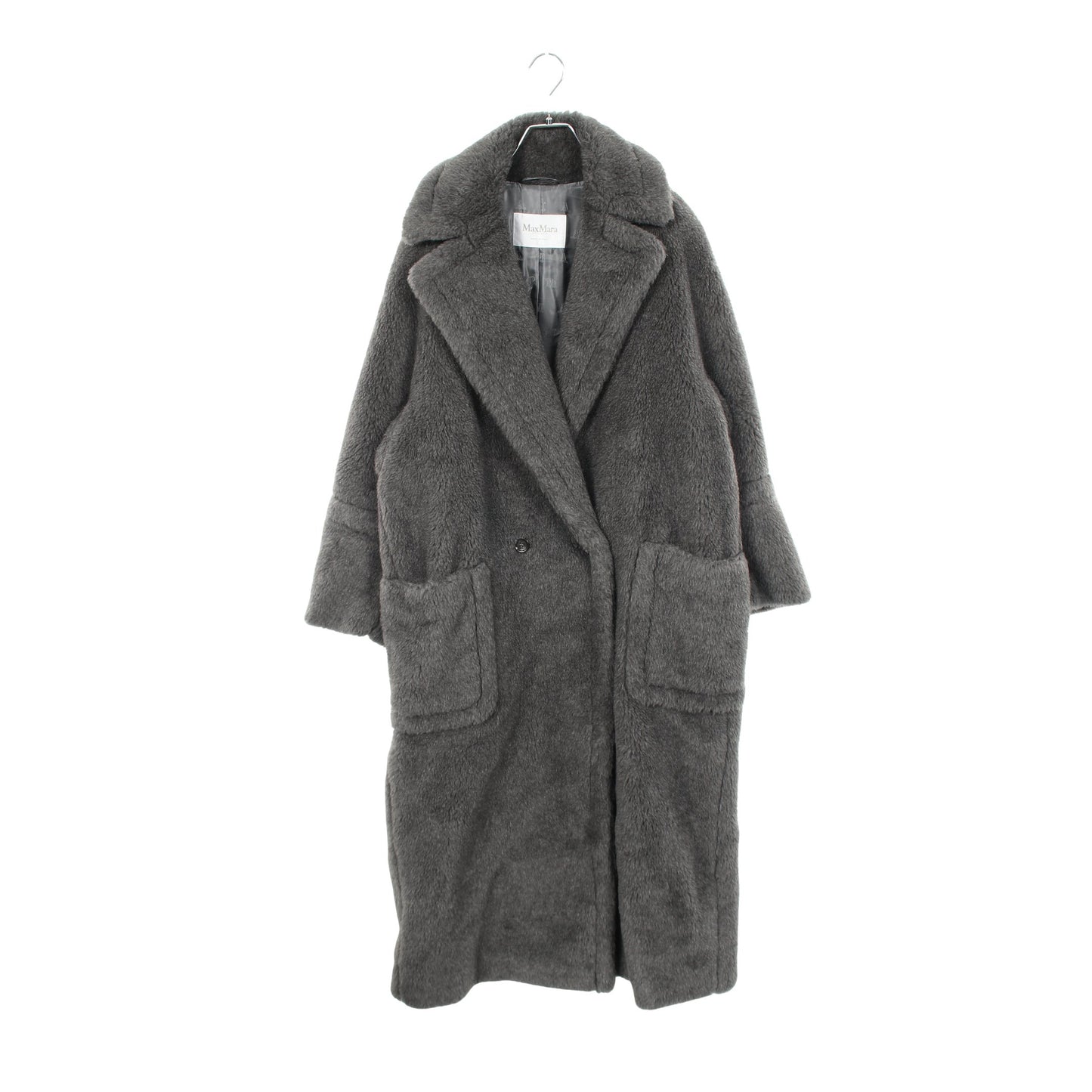カディアック テディベア オーバーサイズ コート ウール アルパカ グレー マックスマーラ アウター Max Mara
