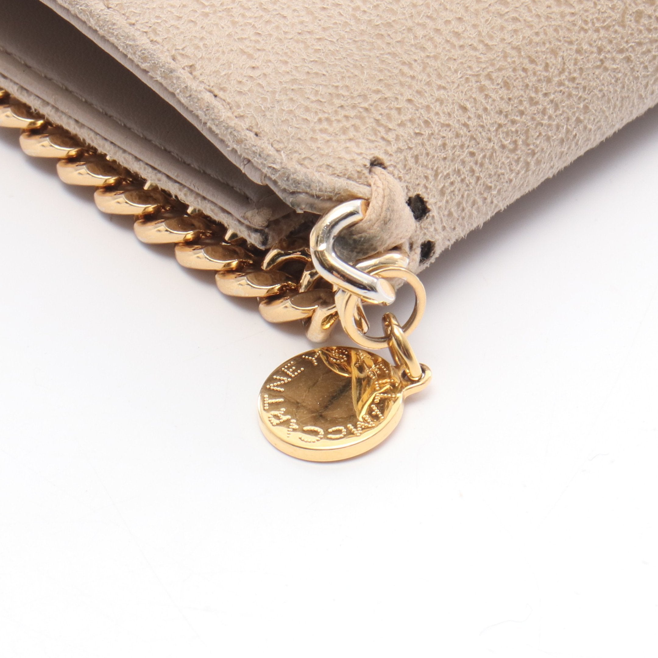 StellaMccartney  ファラベラ ベージュ ファラベラ スモール 三つ折り財布 フェイクレザー ベージュ ステラ