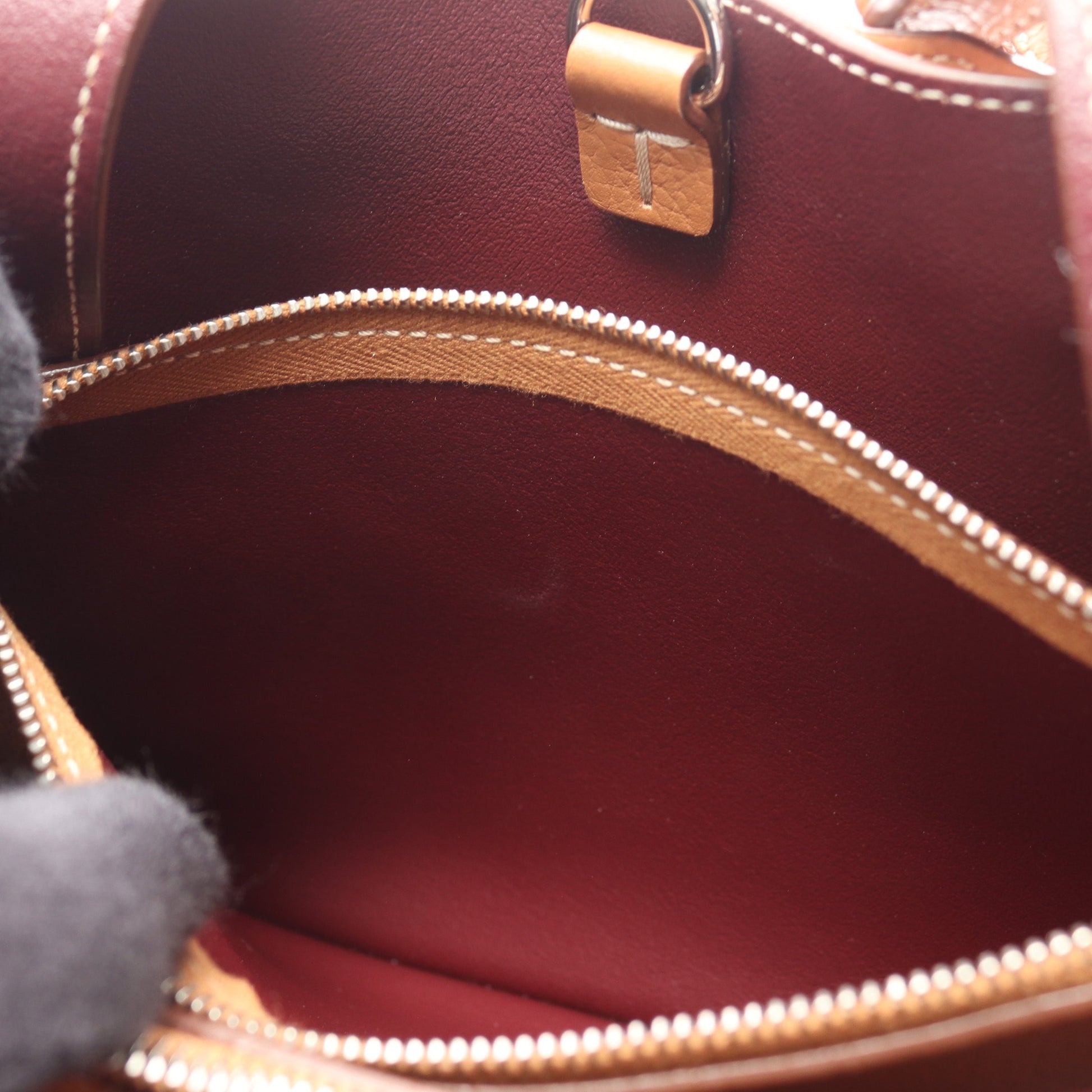 Tタイムレス ミニ 2WAY ハンドバッグ レザー ブラウン トッズ バッグ TOD'S