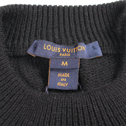 LVインタルシア 半袖 ニットワンピース カシミヤ ブラック グレー ホワイト ルイヴィトン ワンピース LOUIS VUITTON