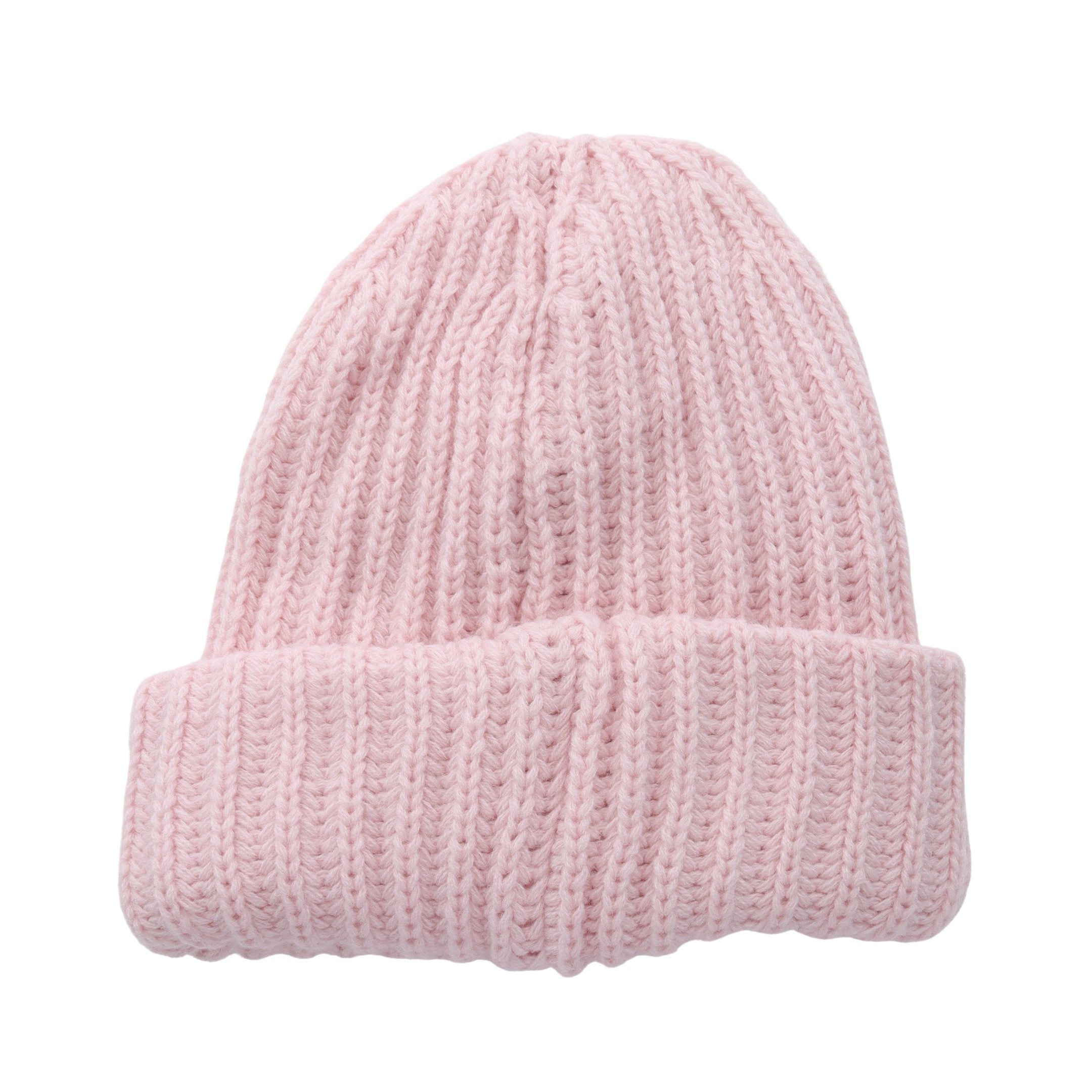 完売品‼️chiiiibag ニットビーニー ピンク Classic Logo Chunky Ribbed Beanie ニット帽 ビーニー ライトピンク