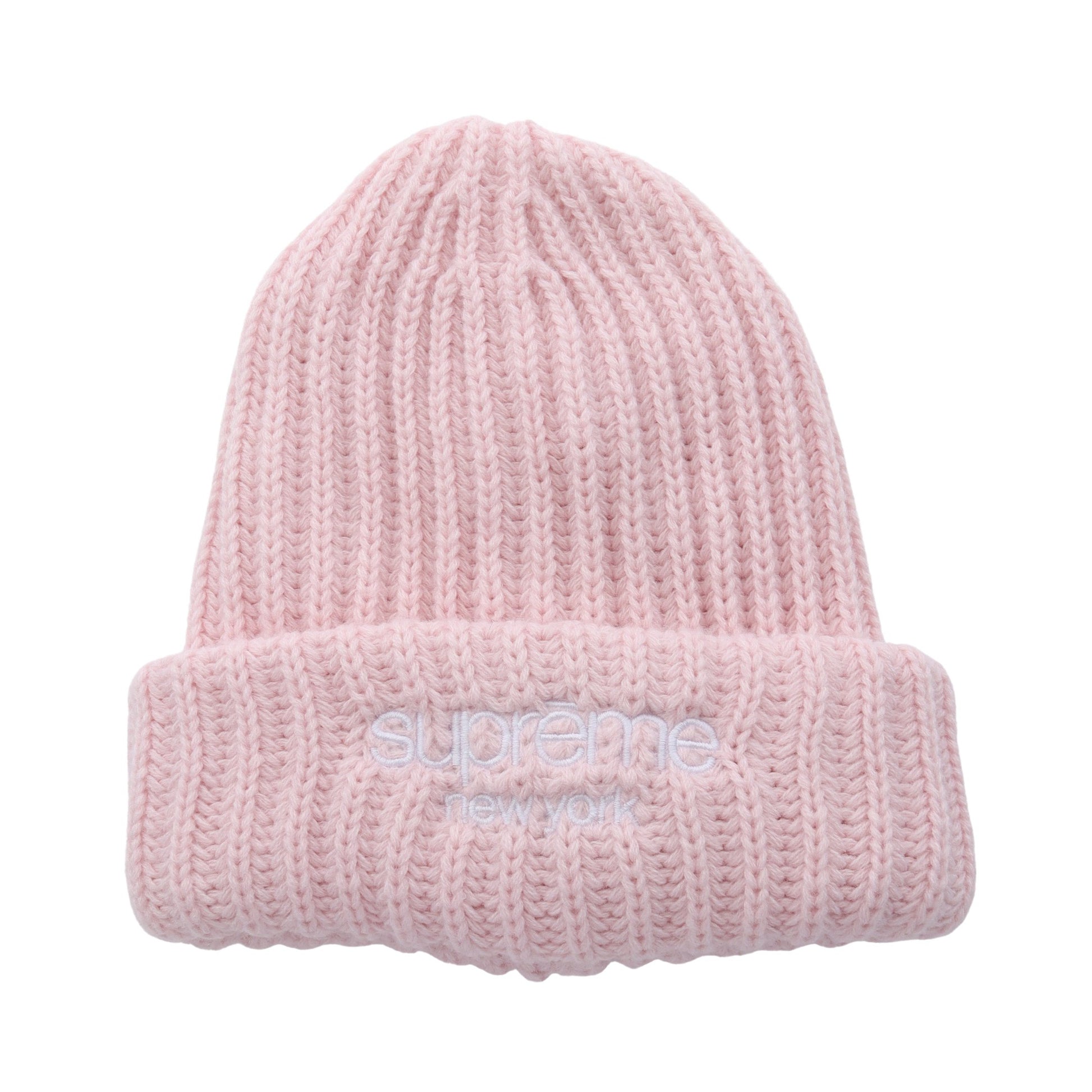 Classic Logo Chunky Ribbed Beanie ニット帽 ビーニー ライトピンク シュプリーム 財布・小物 Supreme