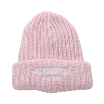 Classic Logo Chunky Ribbed Beanie ニット帽 ビーニー ライトピンク シュプリーム 財布・小物 Supreme