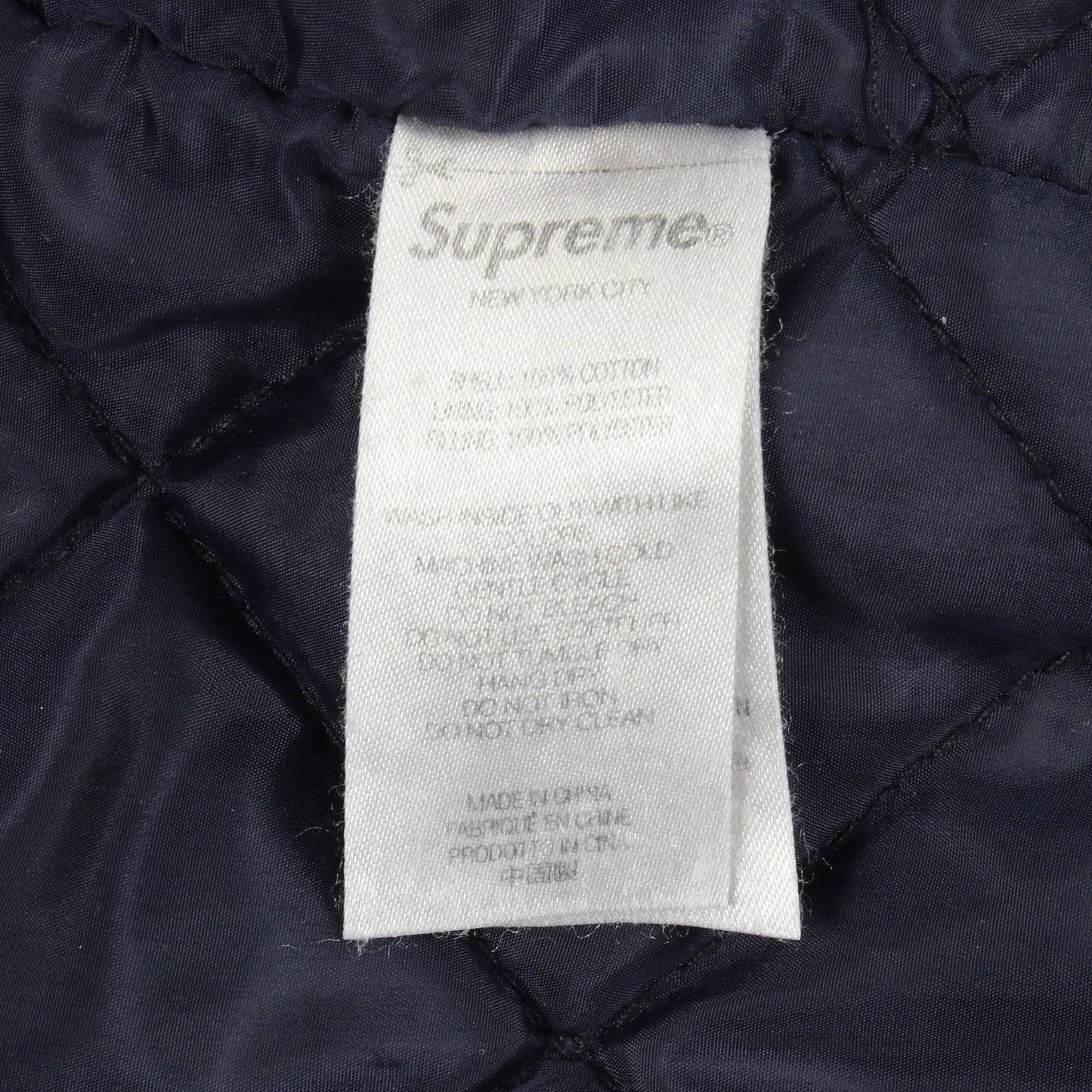 Washed Knockout Denim Varsity Jacket デニムジャケット コットン インディゴブルー シュプリーム アウター Supreme