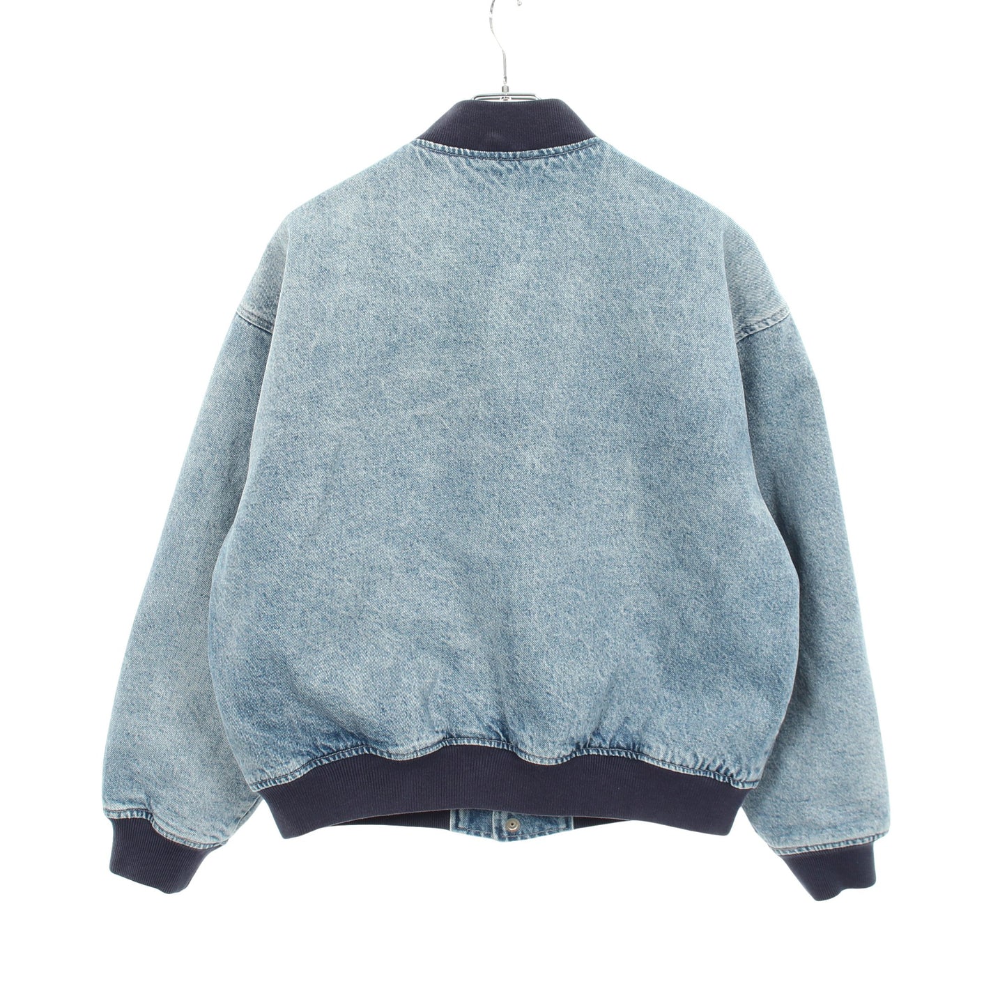 Washed Knockout Denim Varsity Jacket デニムジャケット コットン インディゴブルー シュプリーム アウター Supreme