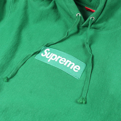 Box Logo Hooded Sweatshirt プルオーバーパーカー コットン グリーン シュプリーム トップス Supreme