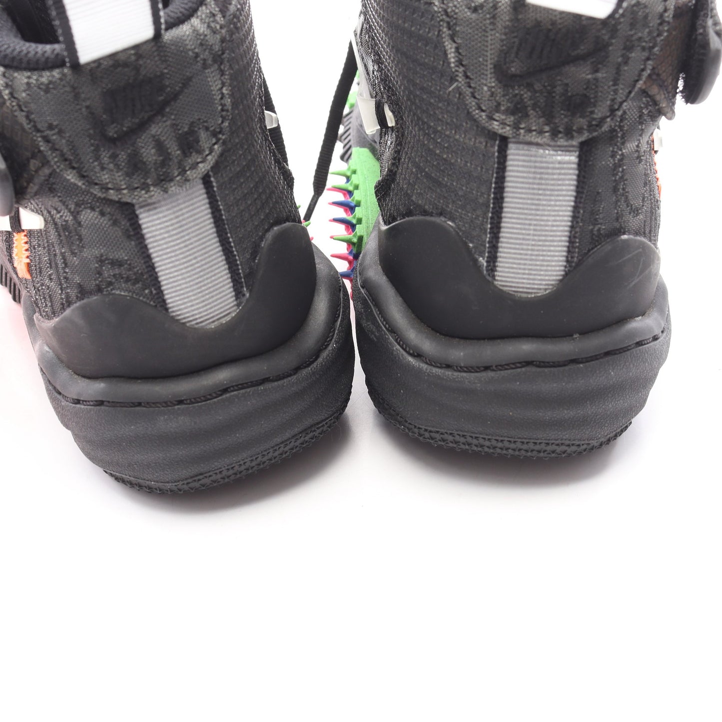 Off-White × Nike Air Force 1 Mid スニーカー ファブリック ブラック マルチカラー オフホワイト シューズ OFF-WHITE
