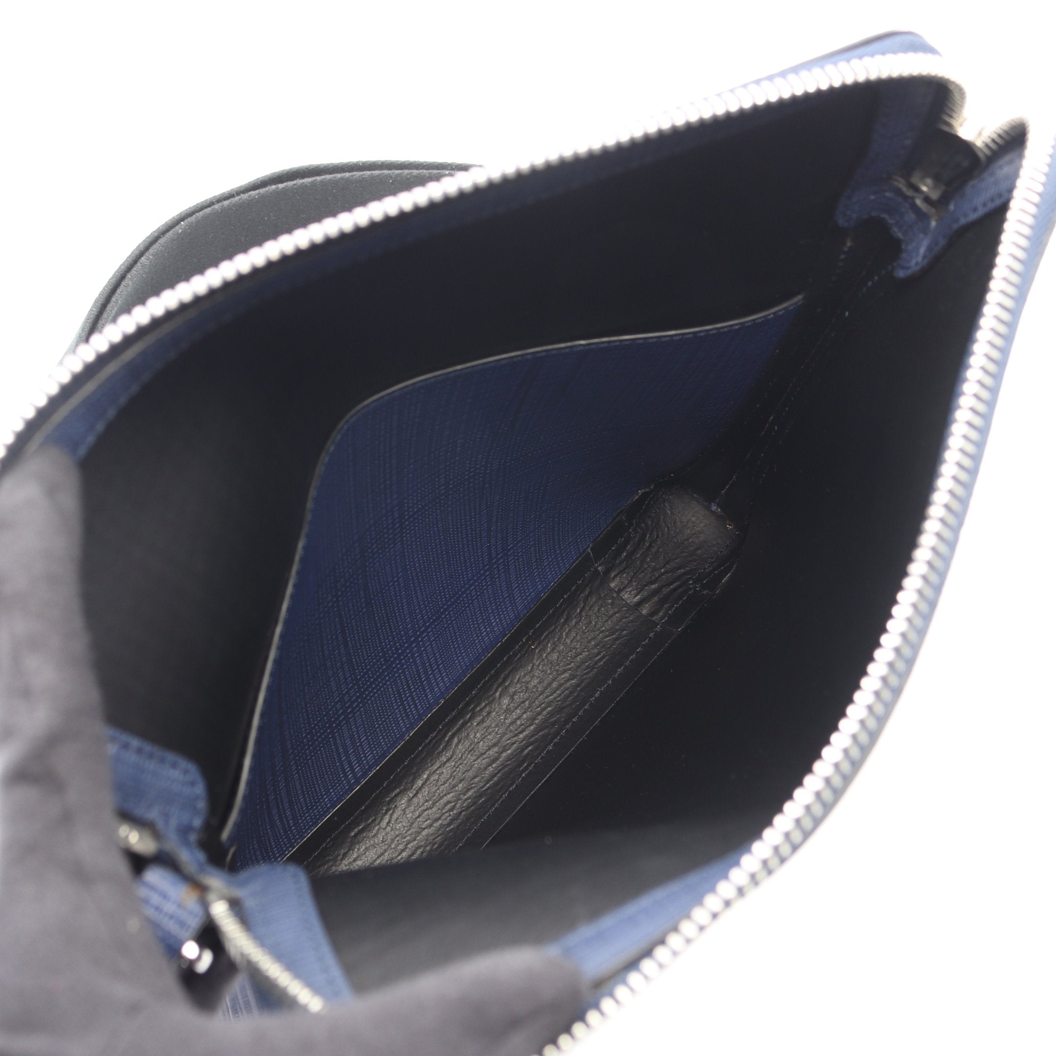 GOYA CROSSBODY BAG ゴヤ ショルダーバッグ レザー ダークブルー
