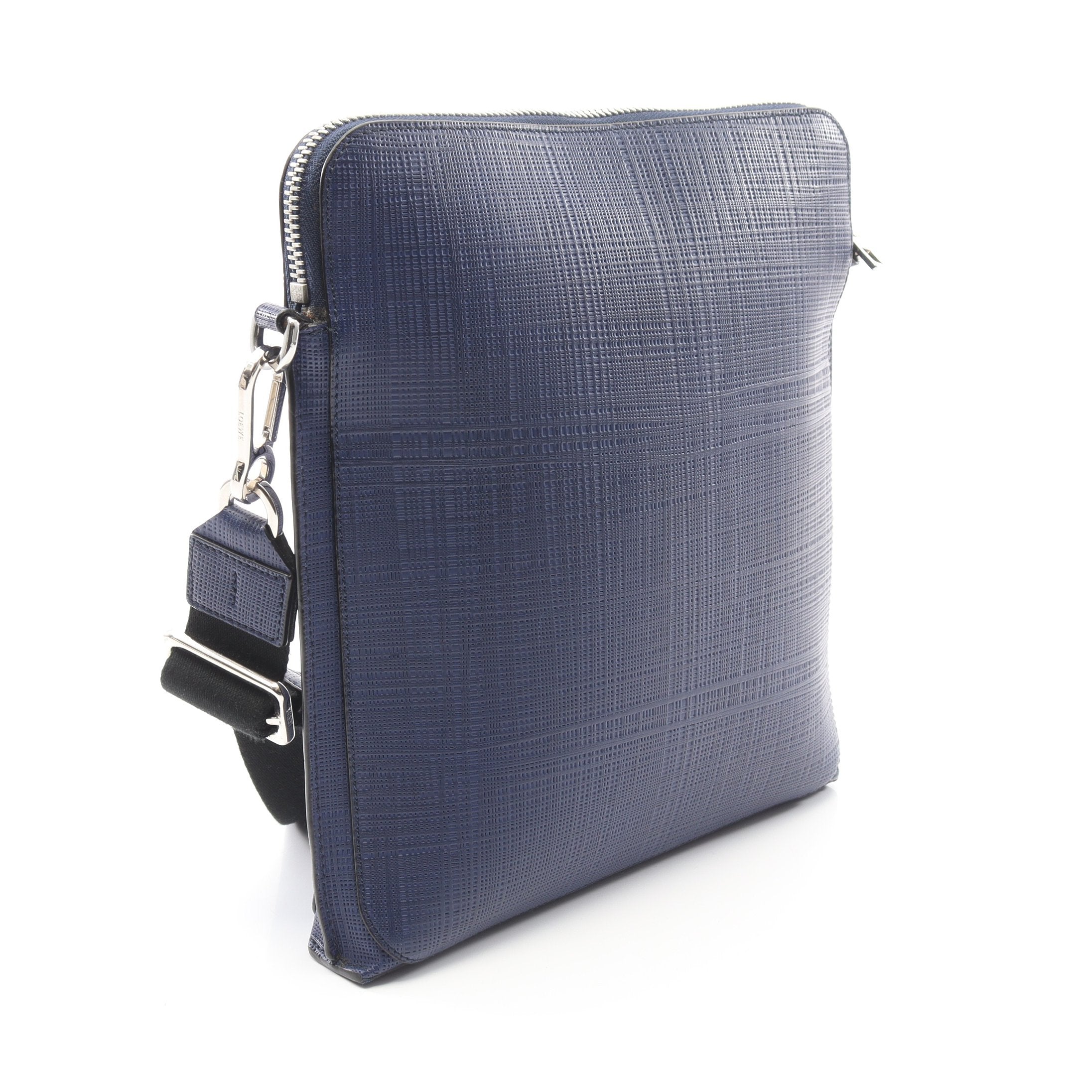 GOYA CROSSBODY BAG ゴヤ ショルダーバッグ レザー ダークブルー