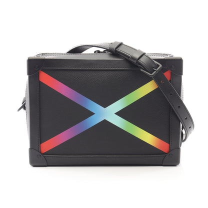 ソフトトランク タイガレインボー ショルダーバッグ レザー ブラック マルチカラー ルイヴィトン バッグ LOUIS VUITTON