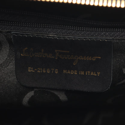 ヴァラリボン ショルダーバッグ レザー ブラック サルヴァトーレフェラガモ バッグ Salvatore Ferragamo