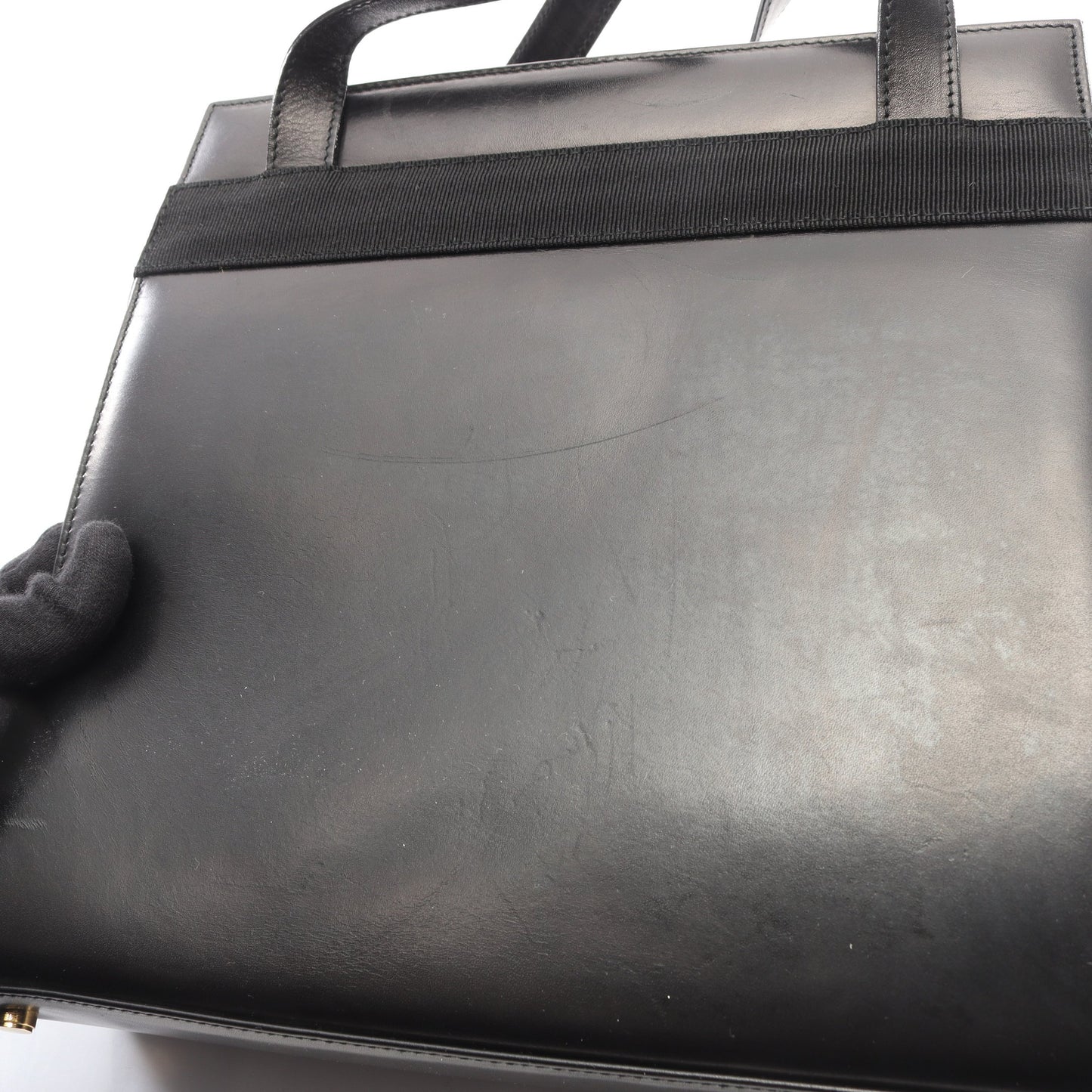 ヴァラリボン ショルダーバッグ レザー ブラック サルヴァトーレフェラガモ バッグ Salvatore Ferragamo