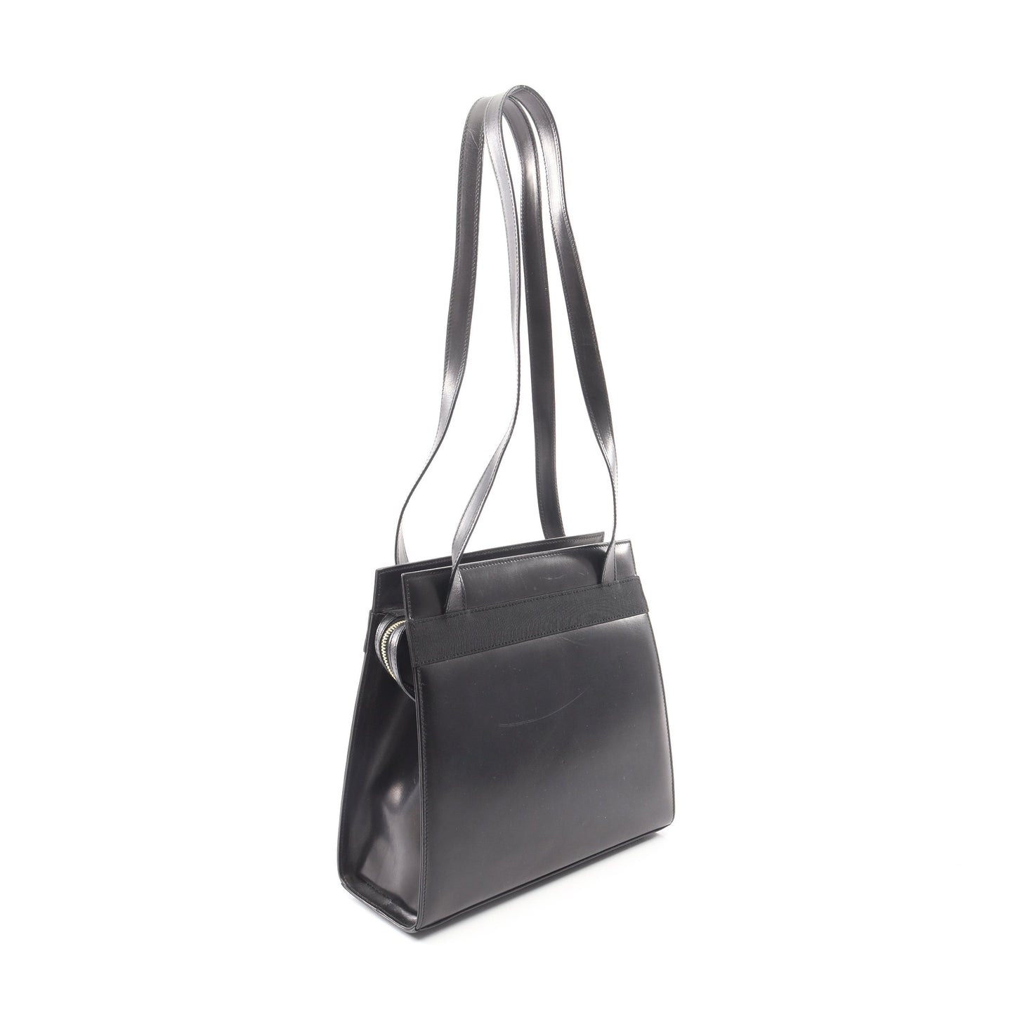 ヴァラリボン ショルダーバッグ レザー ブラック サルヴァトーレフェラガモ バッグ Salvatore Ferragamo